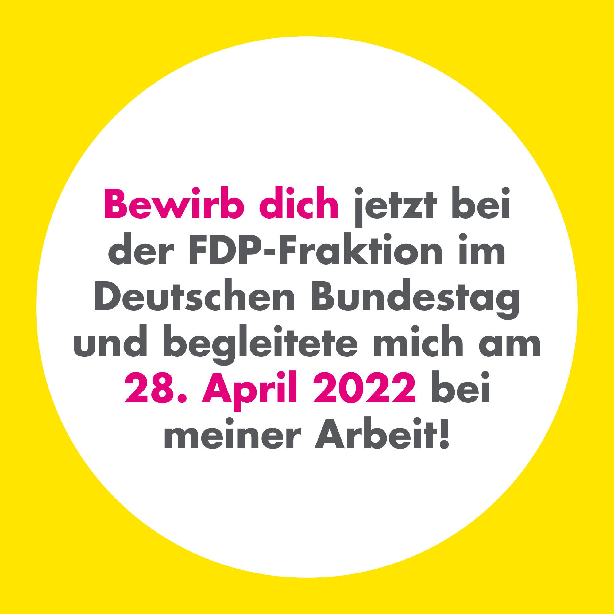 Jetzt bewerben.